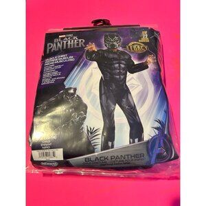 new sealed kids‎ black panther Halloween costume sz large​